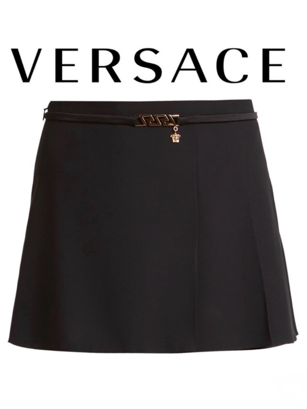 Versace 2022 La Greca Mini Skirt